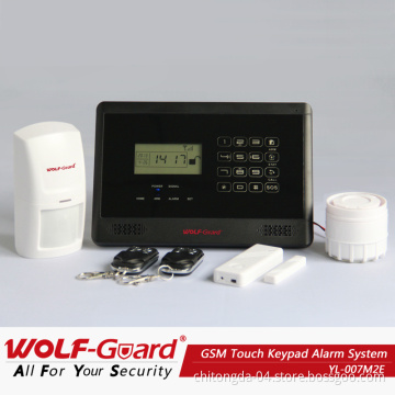 Hottest GSM Home Alarm Systems with LCD Screen and Keypad Yl-007m2e GSM Burglar Alarm Host